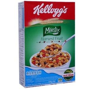 Ngũ cốc ăn sáng Kellogg's Mueslix Harvest Fruit 375g