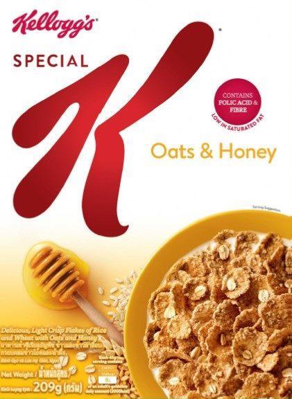 Ngũ cốc ăn sáng Kellogg'S Special K Oat & Honey 209gr