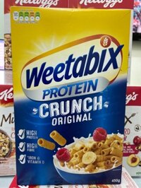 Ngũ cốc ăn sáng weetabix protein crunch original 450g