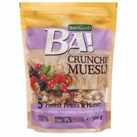Ngũ Cốc Bakalland Muesli 5 Loại Trái Cây Rừng Và Mật Ong Túi 300G