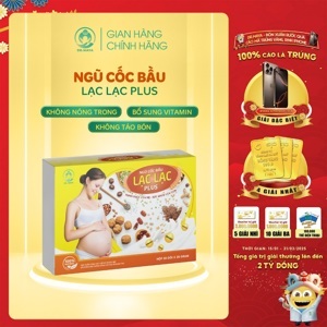 Ngũ cốc bầu Lạc Lạc (hộp/30 gói)