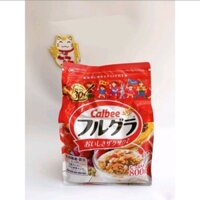 ngũ cốc calbee đỏ 800g (date tháng 1/2022)