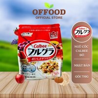 Ngũ Cốc Calbee Đỏ Hoa Quả Sấy Khô 750g (Nội Địa Nhật Bản)