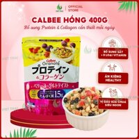 Ngũ cốc Calbee Hồng Sắt Collagen Ăn Kiêng Giảm Cân Đẹp Da Nhật Bản Mix Sữa Chua Granola Ăn Sáng 400G Việt Thái Organic