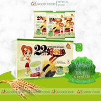 Ngũ cốc dinh dưỡng dạng bột được nhập khẩu chính hãng AJK GoodFood 22 loại hạt vị mầm lúa mì dạng gói (10 gói)