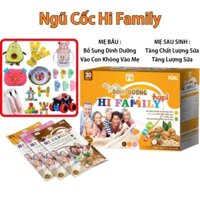 Ngũ Cốc Dinh Dưỡng HI FAMILY, Dành Cho Mẹ Bầu và Sau Sinh, Giúp Lợi Sữa, Bé Tăng Cân Tốt