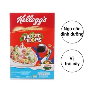 Ngũ cốc dinh dưỡng Kelloggs Froot Loops hộp 300g