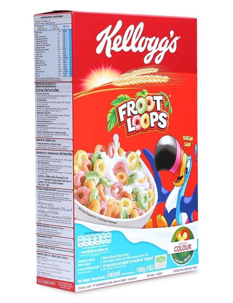 Ngũ cốc dinh dưỡng Kelloggs Froot Loop 160g
