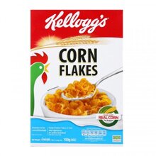 Ngũ cốc dinh dưỡng Kellogg's Corn Flakes vị bắp hộp 275g
