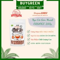 Ngũ cốc giòn muesli hữu cơ 200g Diet Food