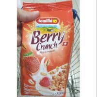 Ngũ cốc giòn vị dâu Berry Crunch Familia 500gr