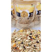 Ngũ Cốc Granola Giảm Cân Vị Quế Cinamon Berries Gói 400gr COKO'S FOOD, Ngũ Cốc Dinh Dưỡng, Hảo Hạng