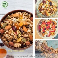 Ngũ Cốc Granola Hộp 500Gram 100% Hạt -  Hạt Dinh Dưỡng Mix 500Gr Ngon Ngậy Tốt Cho Sức Khỏe, Người Ăn Kiêng, Bà Bầu