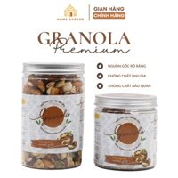 Ngũ cốc Granola siêu hạt cao cấp nhiều Hạt & Quả  Thêm Macca, Hạnh Nhân, Óc chó, Nho úc (Có túi 1kg siêu tiết kiệm)