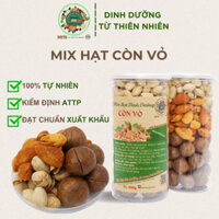 Ngũ Cốc Hạt TA Healthy Food - Hạt Granola Nguyên Vỏ Không Có Hạt Điều, Sấy Giòn Rụm, Tốt Cho Bà Bầu Hũ 500g