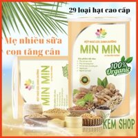 Ngũ Cốc Lợi Sữa Min Min - Mẫu mới 29 loại Hạt, Bột Ngũ Cốc Min Min (500GAM), dành cho mẹ bầu và mẹ nuôi con bằng sữa mẹ