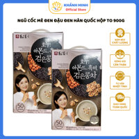 Ngũ Cốc Mè Đen Đậu Đen Damtuh Hàn Quốc Hộp To 900G Có 50 Gói Bổ Sung Dưỡng Chất