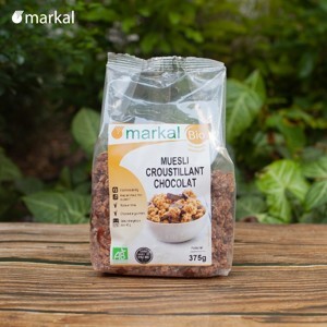 Ngũ cốc muesli giòn sô cô la hữu cơ Markal gói 375g