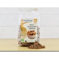 Ngũ Cốc Muesli Giòn Sô Cô La Hữu Cơ Markal 375g