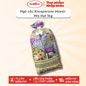 Ngũ cốc Muesli nhiều hạt hiệu Knusperone – gói 1kg