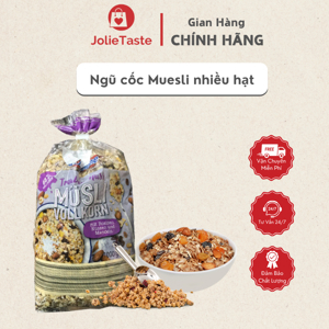 Ngũ cốc Muesli nhiều hoa quả hiệu Knusperone – gói 1kg