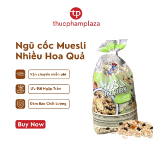 Ngũ cốc Muesli nhiều hoa quả hiệu Knusperone – gói 1kg
