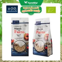 Ngũ cốc Muesli nho khô hữu cơ 350g Sottolestelle Organic Muesli con Farro Raisins - Sự Lựa Chọn Sức Khỏe Từ Tự Nhiên