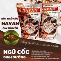 Ngũ cốc navan 7 vị đậu 800gr, bột ngũ cốc dinh dưỡng, lợi sữa, tăng cân, giảm cân, date mới