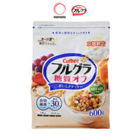 Ngũ cốc trái cây Calbee Nhật Bản (ít đường) gói 600g