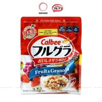 Ngũ cốc trái cây Calbee Nhật Bản gói 482g