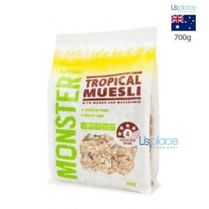 Ngũ cốc yến mạch Úc Monster Tropical Muesli 700g