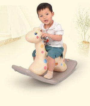 Ngựa bập bênh cho bé có đèn có nhạc