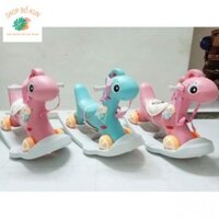 Ngựa bập bênh kiêm xe chòi chân , đồ chơi phi ngựa  đa năng  2 trong 1 cho bé trai và bé gái.