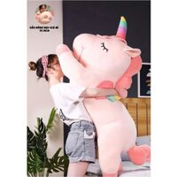 Ngựa pony nhồi bông ngựa unicorn size to nhất ảnh thật, Pony Dễ Thương, Gấu Bông Pony Đẹp Dành Cho Bé