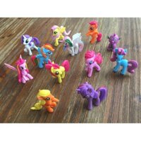 Ngựa Pony thiên thần set 12 con loại to | Ngựa thiên thần Poly loại to