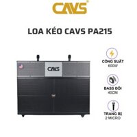 (NGỪNG KINH DOANH) Loa kéo bass đôi 40cm CAVS PA215 (600W, loa lớn, tiếng hay, model 2024 thiết kế mới)