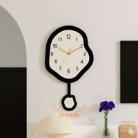 Người Ảnh Hưởng Đồng Hồ Treo Tường Phòng Khách Phong Cách Mới Tắt Tiếng Đồng Hồ Gia Đình Sáng Tạo Đồng Hồ Thạch Anh Treo Tường Phòng Ngủ Lịch Vạn Niên Đồng Hồ Treo Tường