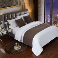 Người chạy giường cho giường cỡ King Giường khách sạn Người chạy & Khăn quàng cổ Khăn trải giường Khăn trải giường bằng vải lanh Cotton Khăn trải giường Khăn trải giường cho chân giường King Queen Size Giường Phụ kiện chăn ga gối tại nhà