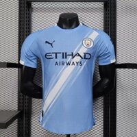 Người chơi: 25-26 Áo bóng đá sân nhà Manchester City 1: 1 Áo thun ngắn tay khô nhanh AAA
