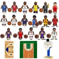 Người chơi bóng rổ NBA Kobe Bryant, đế bóng rổ, mô hình lắp ráp, khối xây dựng, đồ chơi cho bé trai