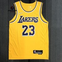 Người đàn ông los angeles lakers #23 Lebrown james jersey 2023nba gold 2021/22 diamond swinger phiên bản của các ion bóng rổ