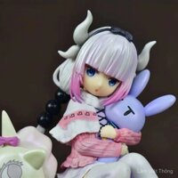Người giúp việc rồng Miss Kobayashi GK Kanna Ngựa bập bênh Ngựa gỗ Mô hình anime Kamui thế hệ thứ hai # Búp bê cô gái xinh đẹp