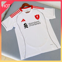 Người hâm mộ 25 / 26 Liverpool Sân khách Áo bóng đá thể thao nam chất lượng cao S-XXL