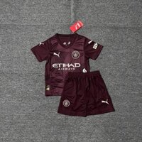Người hâm mộ phát hành 2024 / 25 Manchester City Sân khách Bộ áo bóng đá và quần short cho 16-28