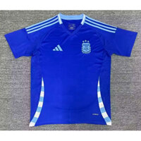Người hâm mộ phát hành Áo bóng đá sân khách Argentina 24 / 25 Áo thun S-4XL, có thể thêm tên và số của bạn