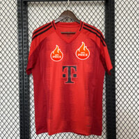 Người hâm mộ Phát hành áo đấu 24 / 25 Bayern Munich Áo bóng đá màu đỏ sân nhà SIZE S-4XL