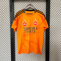 Người hâm mộ phát hành áo đấu 24 / 25 Real Madrid Sân khách Áo bóng đá màu vàng SIZE S-4XL