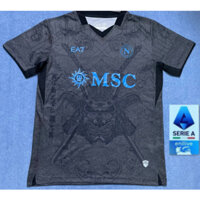 [Người hâm mộ / S-2XL] Áo thun bóng đá sân khách thứ hai 24-25 của Napoli S-2XL, có thể thêm tên và số của bạn