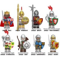 Người lính La Mã, Vua sư tử, Lâu đài, Chiến binh Spartan Thời Trung Cổ, Hiệp sĩ, Quân Đoàn, Bộ Đồ chơi lắp ráp khối xây dựng