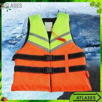 Người lớn Áo phao ngoài trời cứu sinh có còi màu cam nối phong cách  Atlases~